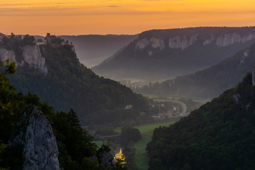 Donautal Sonnenaufgang
