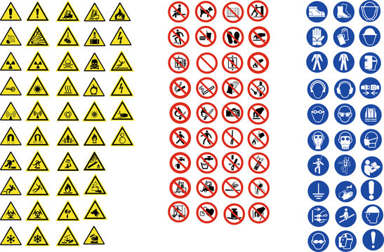 ISO 7010 CARTELLI SEGNALETICA NORME CANTIERI LAVORI 