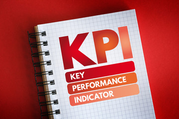 KPI - Key Performance Indicator acronym, business concept background