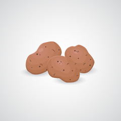 Potato vector icon.