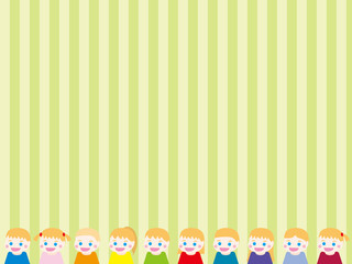 フレーム（子供たち欧米）