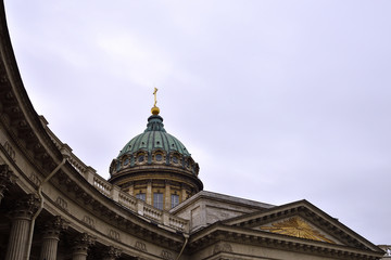 Fototapeta na wymiar Kazan Cathedral in St. Petersburg.