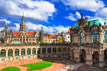 Baroque Dresden, Zwinger museum - landmarks of Germany
