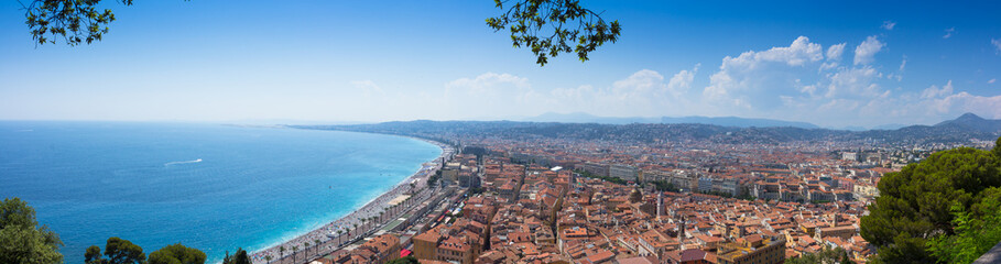 Obraz premium Nice cote d'azur - Panorama