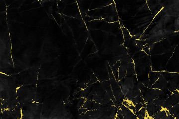 Black and gold marble texture design for cover book or brochure, poster, wallpaper background or realistic business and design artwork.	
