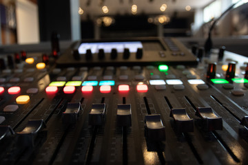 mixing console