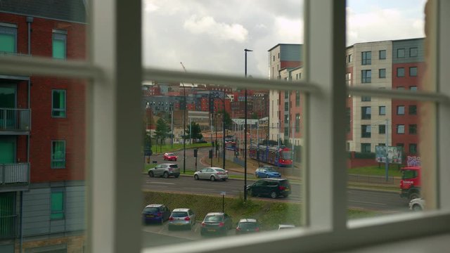 Sheffield tram stop near Kelham Island