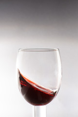 a glass of wine