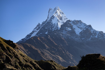 Beautiful view of mount Machhapuchhre