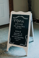 menu sign