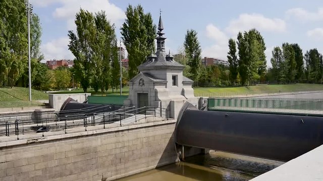 Some parks of madrid, the capital of Spain, filmed with a gimbal and handheld. Parque del Retiro, Parque Madrid Rio