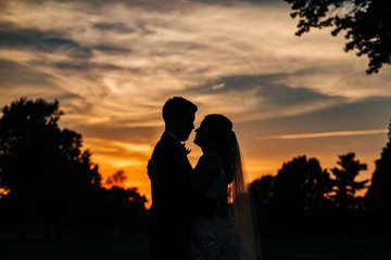 wedding sunset