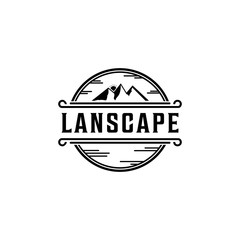 Mountain vector logo