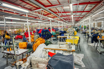 African textile factory