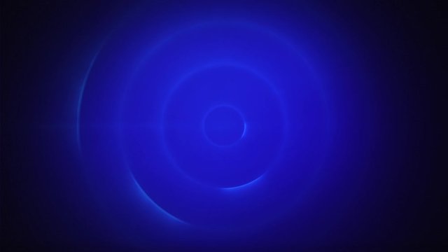 Explosion on blue background