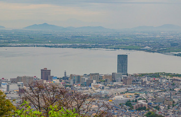 滋賀　音羽山からの眺め