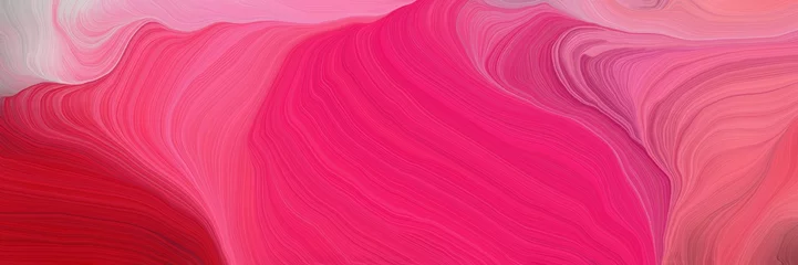 gekrümmte Bewegungsgeschwindigkeitslinien Hintergrund oder Hintergrund mit moderaten rosa, pastellvioletten und hellvioletten roten Farben. verträumte digitale abstrakte Kunst © Eigens