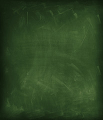 Vertical green blackboard or chalkboard © Stillfx