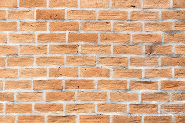 Old orange bricks used to make walls for background and textured.