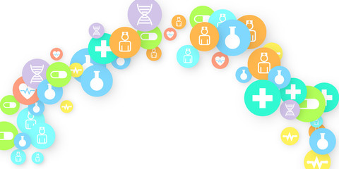 Pharmacy Background. Clinic Backdrop.