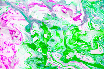 Acrylic paint . Abstract art background,fluid acrylic painting on canvas. Backdrop blue, green, violet color for your design .