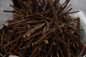 Ammasso di radici di liquirizia