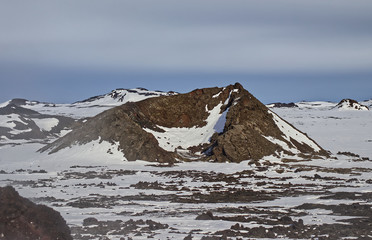 Fototapeta na wymiar Krafla volcano / Lava fields