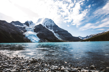 Lake by the glacier