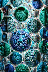 abstract background made of Glass bubbles