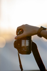 camera on a white background