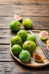 Sweet green figs