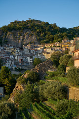 Fototapeta na wymiar Panorami di Motta Camastra -Sicilia