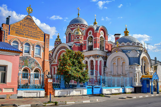 Grand Ducal Church building in Yelets old town, Lipetsk region of Russia