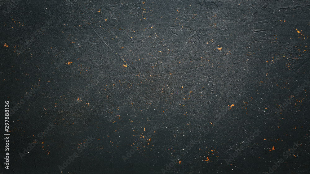 Wall mural dark concrete background with copy space for text