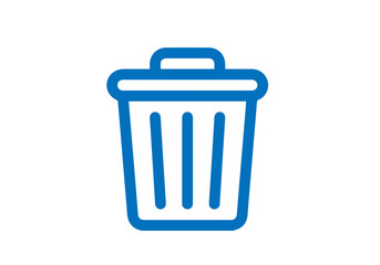bin icon vector 