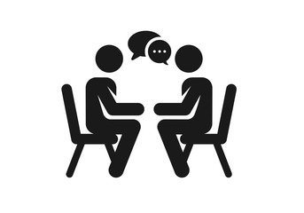 meeting icon  vector, chat icon 