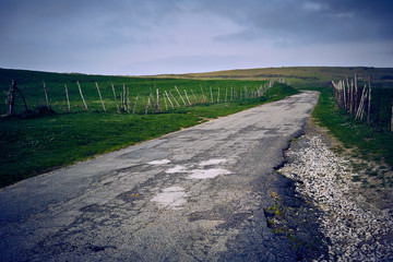 Fototapeta premium strada di campagna