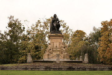 Obraz premium Statue, Vondelpark in Amsterdam