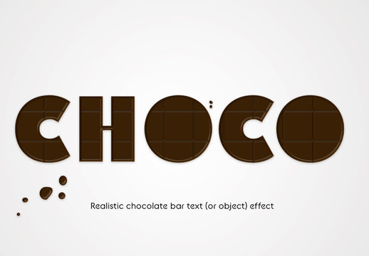 Chocolate Text Effect