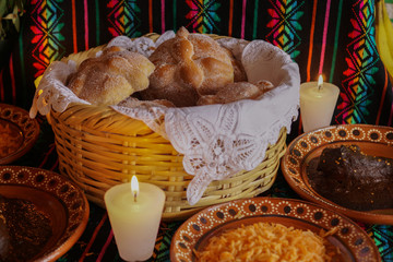 Ofrenda de D{ia de muertos