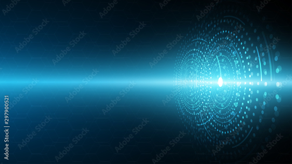 Canvas Prints blue abstract technology vector background,speed connection network technology concept,futuristic cy