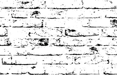 Worn down wallpaper pattern design. Broken plaster and grunge damask effect. Distressed overlay texture design. Vector illustration. Eps10.