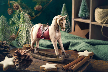 Vintage rocking horse