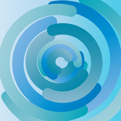 background cool gradient circles vector illustration