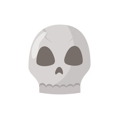 halloween head skul isolated icon