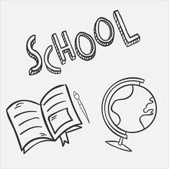 school icon vector color design backround icon