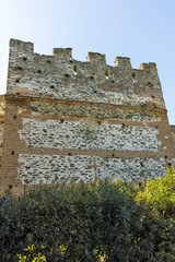 Ancient Fortification in city of Thessaloniki, Greece