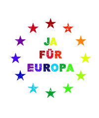 ja für europa sterne