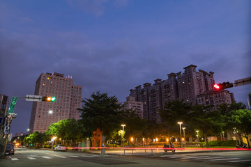 Obraz premium 早朝の台湾台中民俗公園