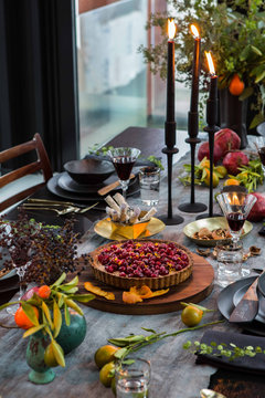 Festive table setting